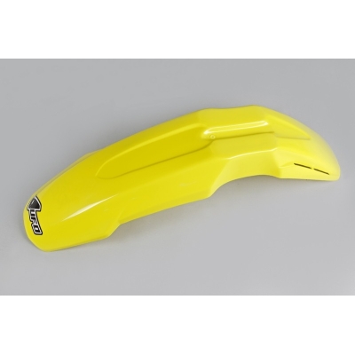 Guardabarros delantero universal supermotard UFO amarillo PA01029-102 - motoscamaralweb.com