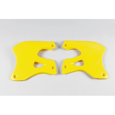 Paneles laterales de radiador UFO amarillo - Suzuki RM125/250 - motoscamaralweb.com