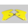 Plásticos laterales de radiador UFO Suzuki amarillo SU03978-102 - motoscamaralweb.com