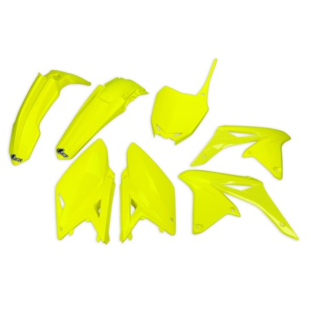 Kit plástica UFO amarillo fluor Suzuki RM-Z250 - motoscamaralweb.com