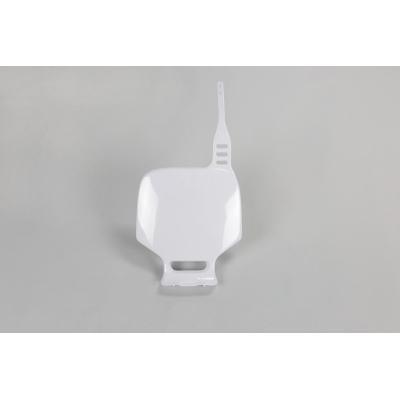 UFO Front Number Plate White YamahaYZ80/85 - motoscamaralweb.com