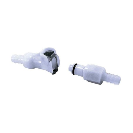 Conexión rápida bloqueo doble blanco MONTION PRO Ø8mm - motoscamaralweb.com