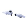 Conexión rápida bloqueo doble blanco MONTION PRO Ø8mm - motoscamaralweb.com