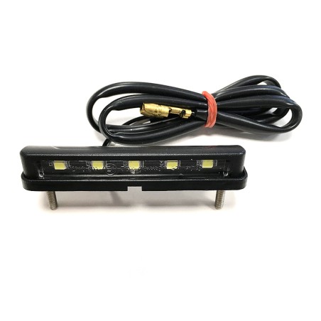 Luz de matricula LED V Parts Universal con tornillos 12V0.5W 68.5x15mm - motoscamaralweb.com