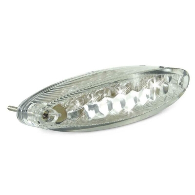 V PARTS Luz trasera Space c/placa de matrícula LED Universal - motoscamaralweb.com