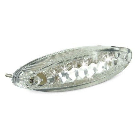 V PARTS Luz trasera Space c/placa de matrícula LED Universal - motoscamaralweb.com