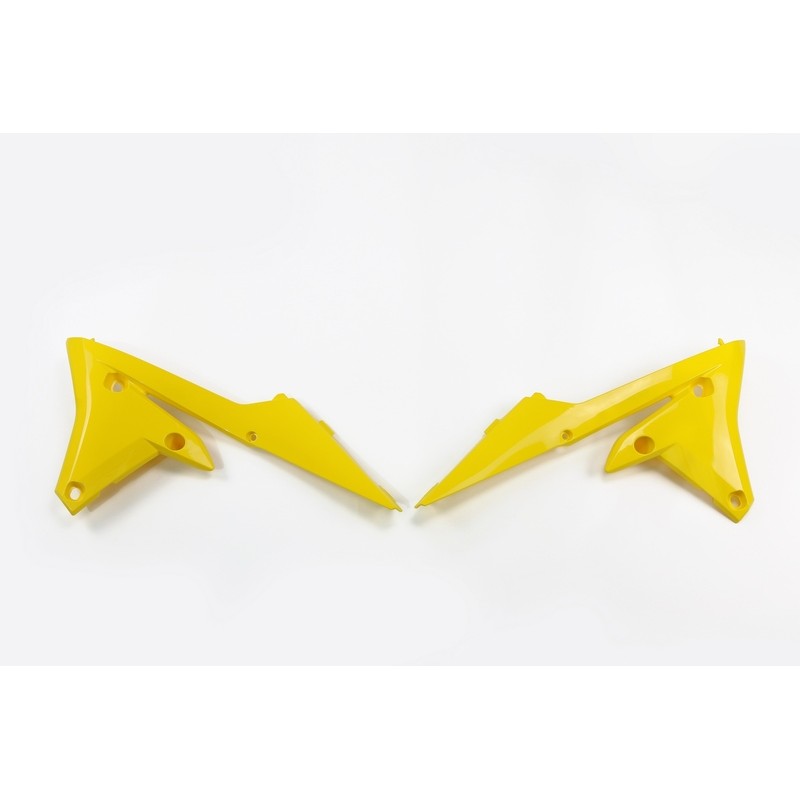 Plásticos laterales de radiador UFO Yamaha amarillo YA04838-101 - motoscamaralweb.com Plásticos laterales de radiador UFO Yamaha amarillo YA04838-101 - motoscamaralweb.com