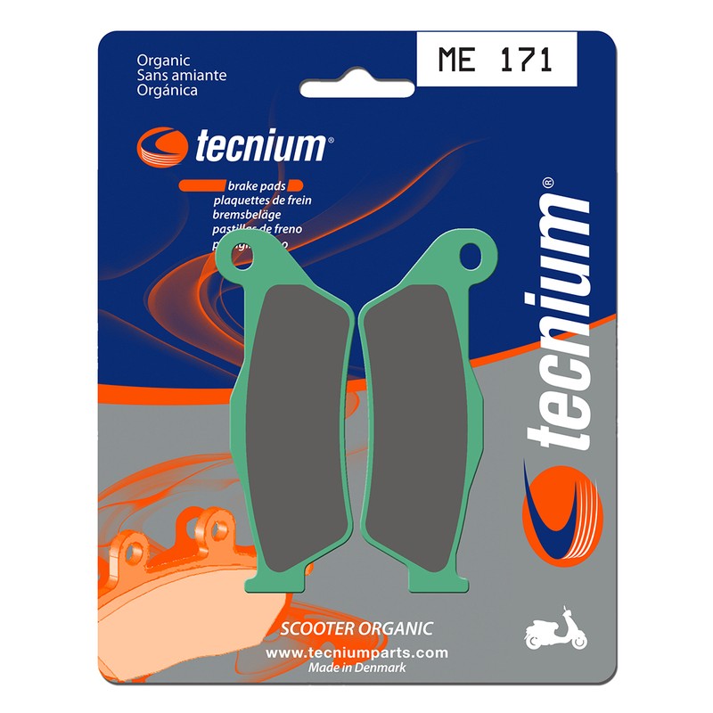 Pastillas de freno Tecnium Scooter orgánicas ME171 - motoscamaralweb.com