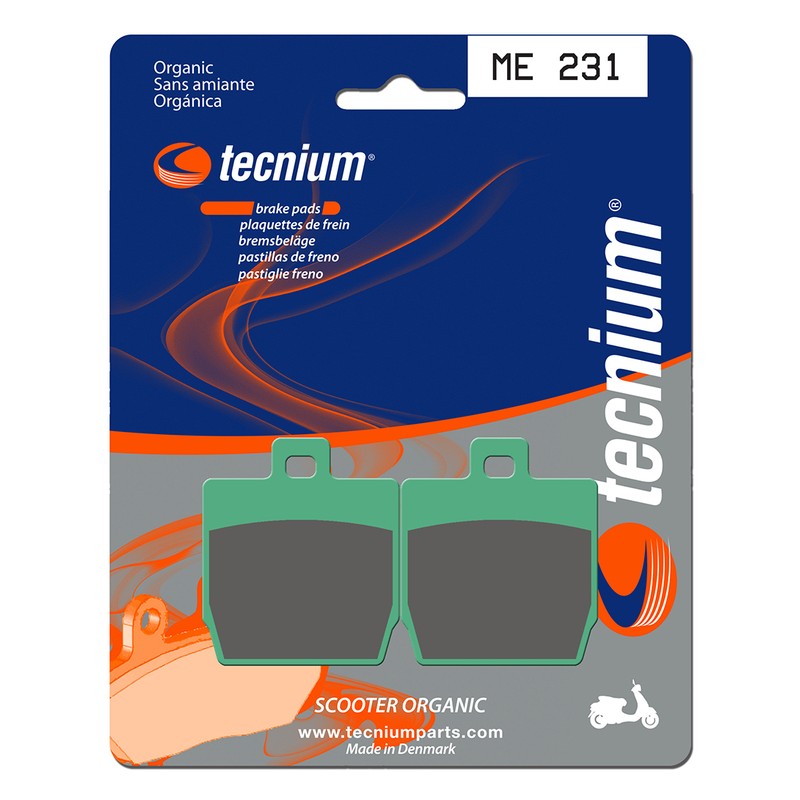 Pastillas de freno Tecnium Scooter orgánicas ME231 - motoscamaralweb.com Pastillas de freno Tecnium Scooter orgánicas ME231 - motoscamaralweb.com
