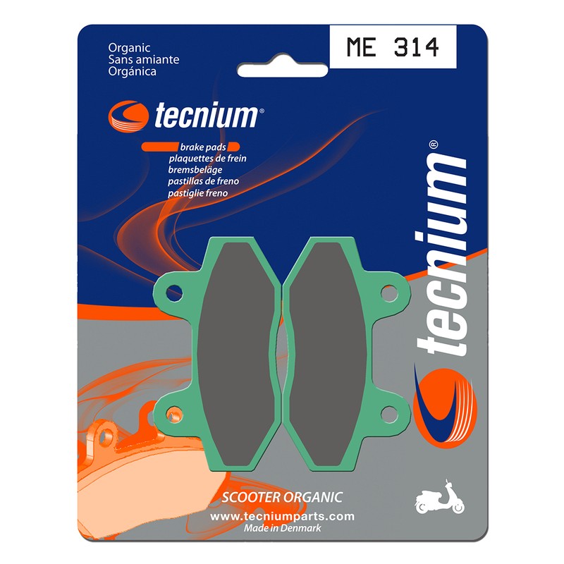Pastillas de freno Tecnium Scooter orgánicas ME314 - motoscamaralweb.com Pastillas de freno Tecnium Scooter orgánicas ME314 - motoscamaralweb.com