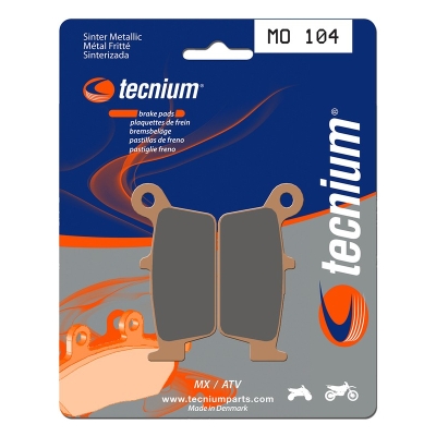 Pastillas de freno Tecnium MO104 Sinterizadas - motoscamaralweb.com