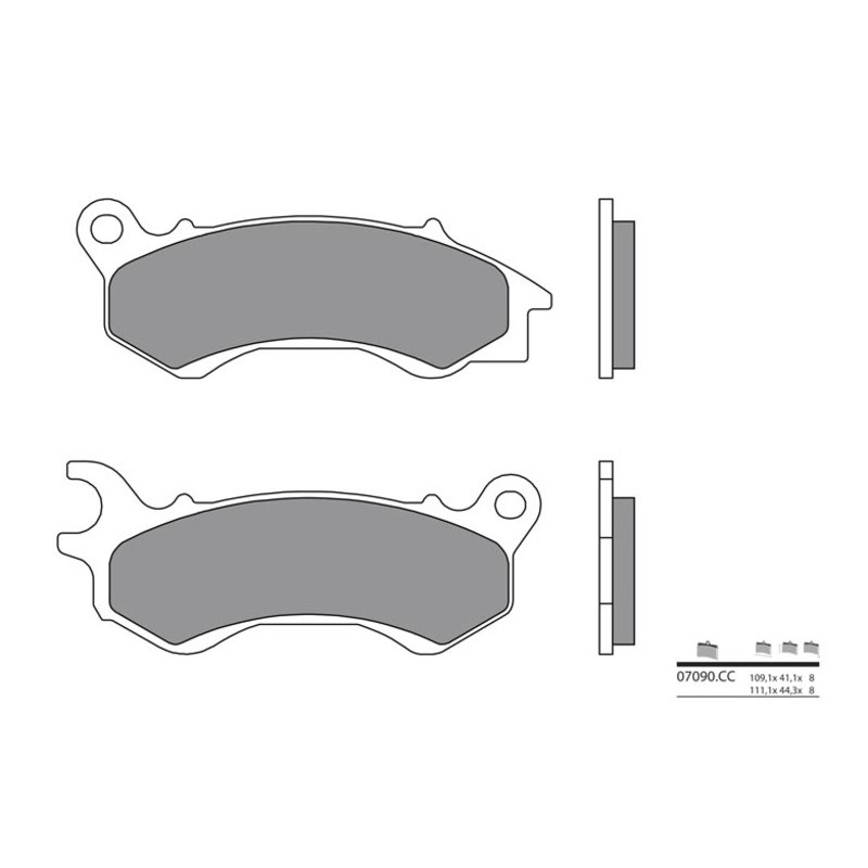 Pastillas de freno orgánicas Brembo 07090 - motoscamaralweb.com Pastillas de freno orgánicas Brembo 07090 - motoscamaralweb.com