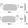 Pastillas de freno sinterizadas Brembo 07HO30SA - motoscamaralweb.com