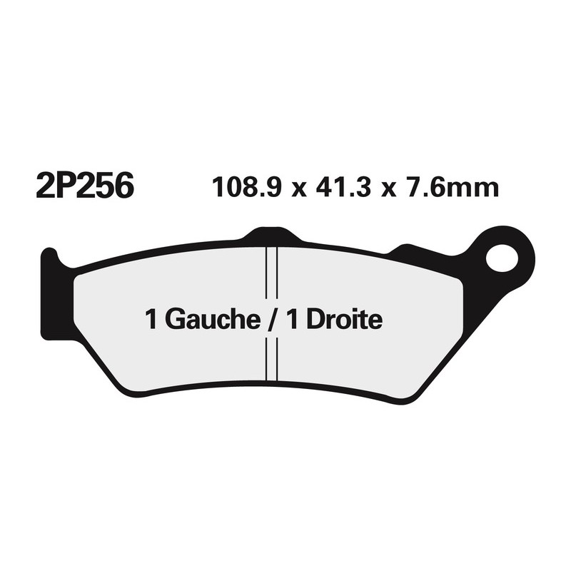 Juego pastillas de freno NISSIN 2P256NS Del. BMW F650 01 - motoscamaralweb.com Juego pastillas de freno NISSIN 2P256NS Del. BMW F650 01 - motoscamaralweb.com