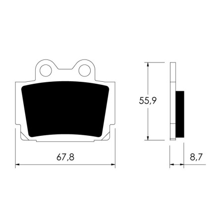 Juego de pastillas de freno Yamaha FZR V PARTS - motoscamaralweb.com