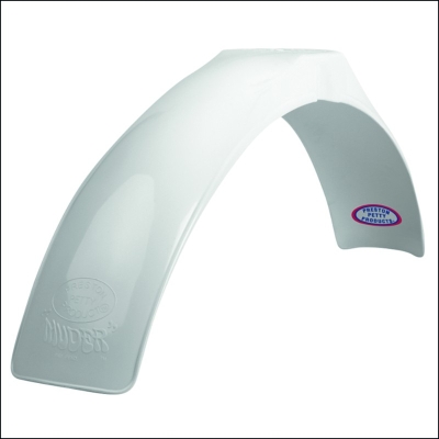 Guardabarros delantero Preston Petty vintage Muder Blanco - motoscamaralweb.com