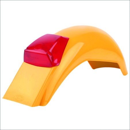 Guardabarros trasero Preston Petty vintage Muder Amarillo - motoscamaralweb.com