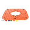 Goma superior caballete fijo Polisport amarillo 8985900005 - motoscamaralweb.com