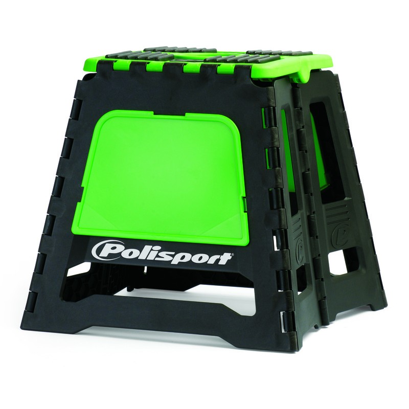 Caballete plegable de plástico Polisport verde 8981500005 - motoscamaralweb.com Caballete plegable de plástico Polisport verde 8981500005 - motoscamaralweb.com