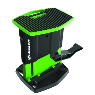 Caballete plegable movil de plástico Polisport verde 8982700005 - motoscamaralweb.com