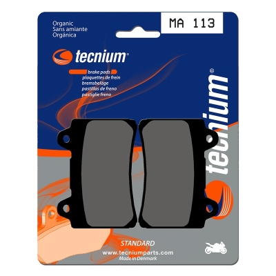 Pastillas de freno Tecnium MA113 Orgánicas - motoscamaralweb.com