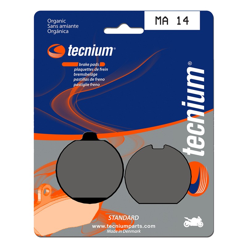 Pastillas de freno Tecnium MA14 Orgánicas - motoscamaralweb.com Pastillas de freno Tecnium MA14 Orgánicas - motoscamaralweb.com