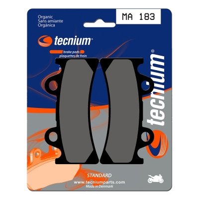 Pastillas de freno Tecnium MA183 Orgánicas - motoscamaralweb.com