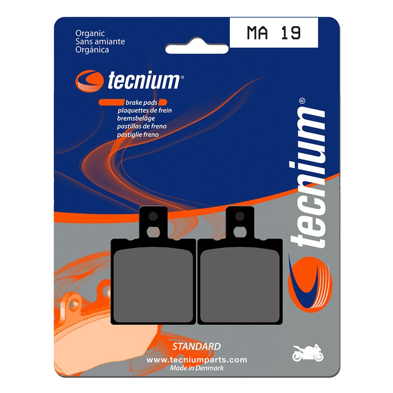 Pastillas de freno Tecnium MA19 Orgánicas - motoscamaralweb.com Pastillas de freno Tecnium MA19 Orgánicas - motoscamaralweb.com