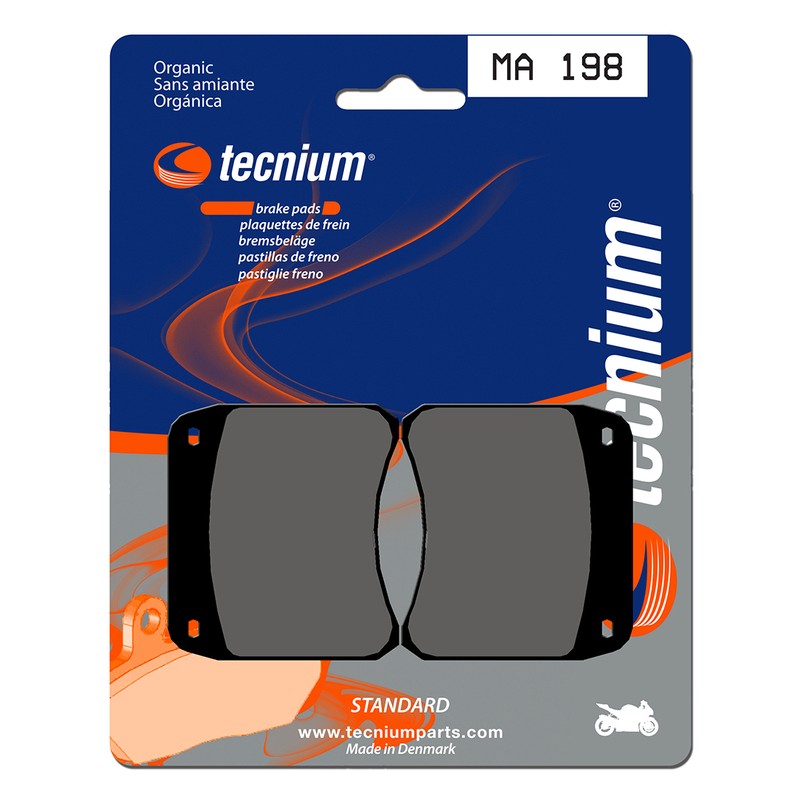 Pastillas de freno Tecnium MA198 Orgánicas - motoscamaralweb.com Pastillas de freno Tecnium MA198 Orgánicas - motoscamaralweb.com