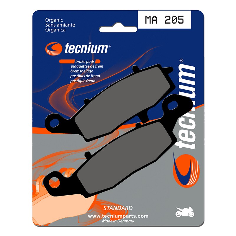 Pastillas de freno Tecnium MA205 Orgánicas - motoscamaralweb.com Pastillas de freno Tecnium MA205 Orgánicas - motoscamaralweb.com