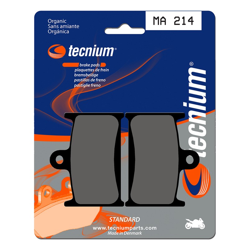 Pastillas de freno Tecnium MA214 Orgánicas - motoscamaralweb.com Pastillas de freno Tecnium MA214 Orgánicas - motoscamaralweb.com