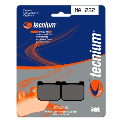 Pastillas de freno Tecnium MA232 Orgánicas - motoscamaralweb.com
