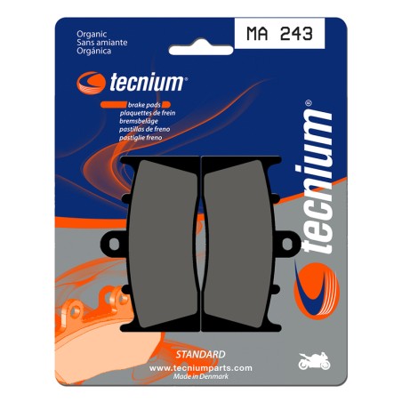 Pastillas de freno Tecnium MA243 Orgánicas - motoscamaralweb.com