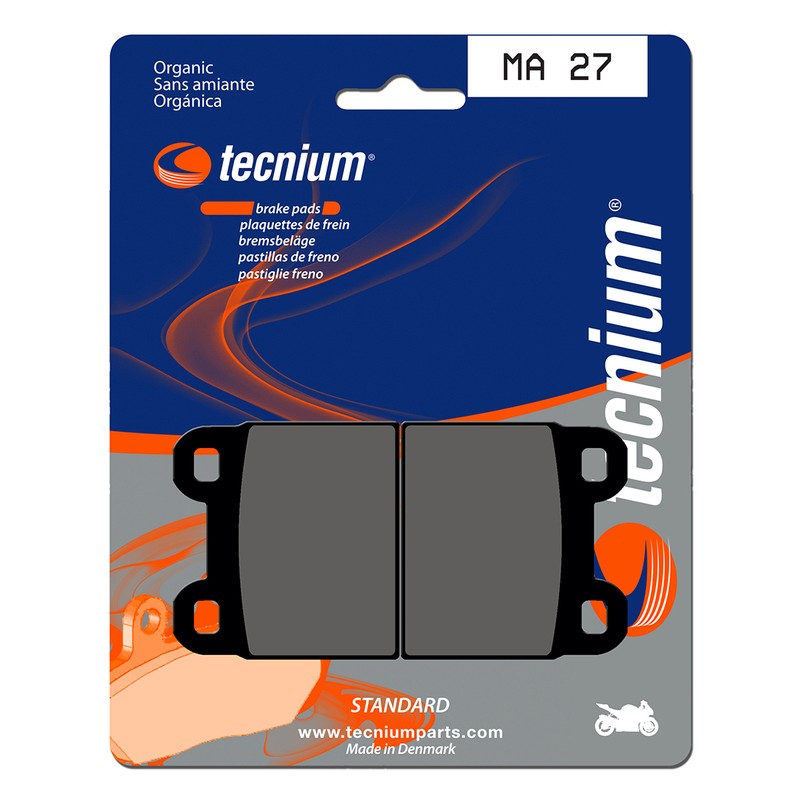 Pastillas de freno Tecnium MA27 Orgánicas - motoscamaralweb.com Pastillas de freno Tecnium MA27 Orgánicas - motoscamaralweb.com