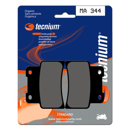 Pastillas de freno Tecnium MA344 Orgánicas - motoscamaralweb.com
