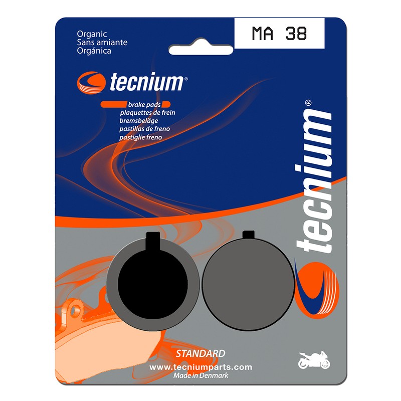 Pastillas de freno Tecnium MA38 Orgánicas - motoscamaralweb.com Pastillas de freno Tecnium MA38 Orgánicas - motoscamaralweb.com