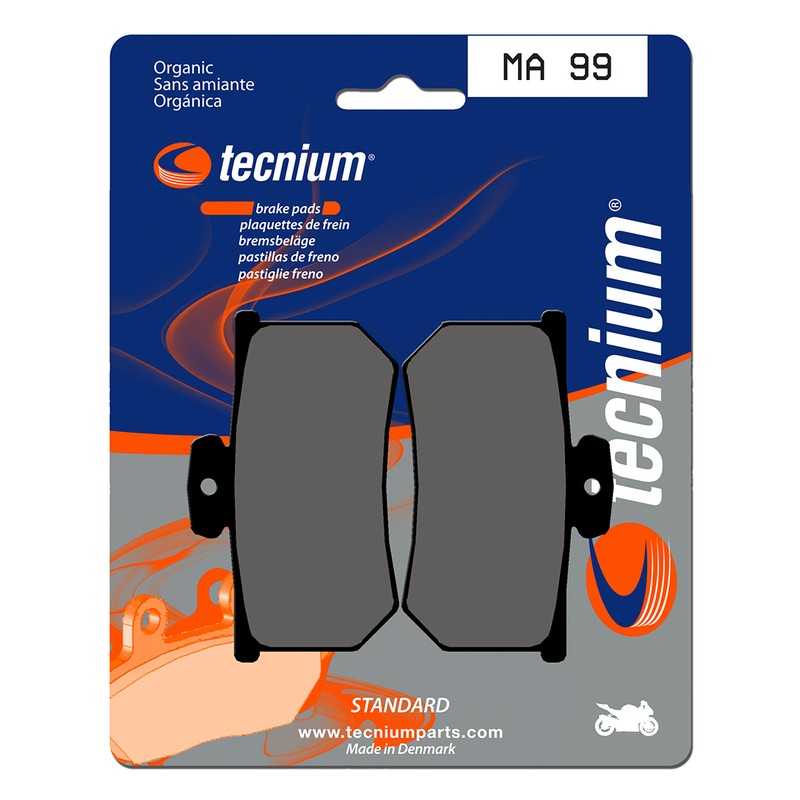 Pastillas de freno Tecnium MA99 Orgánicas - motoscamaralweb.com Pastillas de freno Tecnium MA99 Orgánicas - motoscamaralweb.com