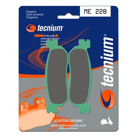 Pastillas de freno Tecnium Scooter orgánicas ME228 - motoscamaralweb.com