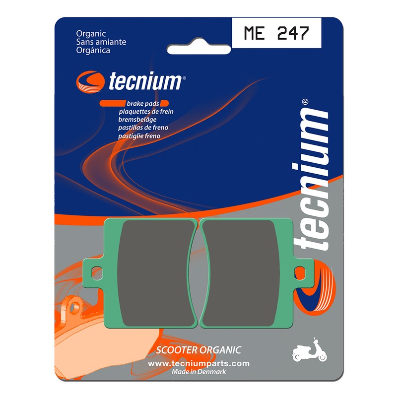 Pastillas de freno Tecnium Scooter orgánicas ME247 - motoscamaralweb.com Pastillas de freno Tecnium Scooter orgánicas ME247 - motoscamaralweb.com