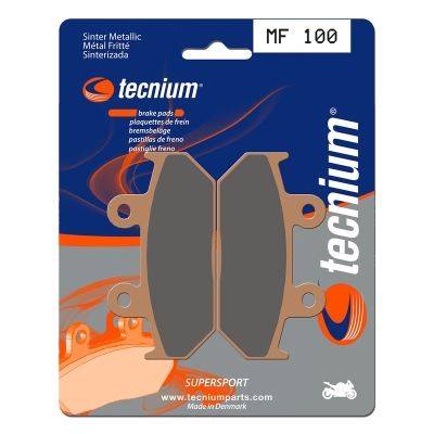 Pastillas de freno Tecnium MF100 Sinterizadas - motoscamaralweb.com