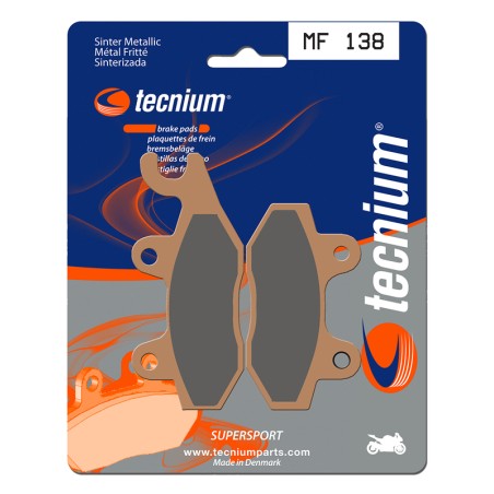 Pastillas de freno Tecnium MF138 Sinterizadas - motoscamaralweb.com