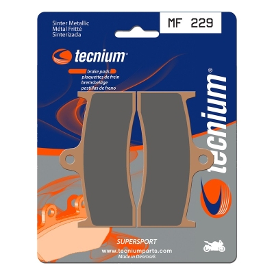 Pastillas de freno Tecnium MF229 Sinterizadas - motoscamaralweb.com