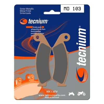 Pastillas de freno Tecnium MO103 Sinterizadas - motoscamaralweb.com