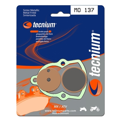 Pastillas de freno Tecnium MO137 Sinterizadas - motoscamaralweb.com