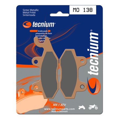 Pastillas de freno Tecnium MO138 Sinterizadas - motoscamaralweb.com