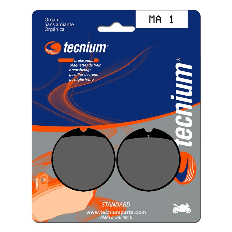 Pastillas de freno Tecnium MA1 Orgánicas - motoscamaralweb.com