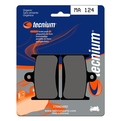 Pastillas de freno Tecnium MA124 Orgánicas - motoscamaralweb.com