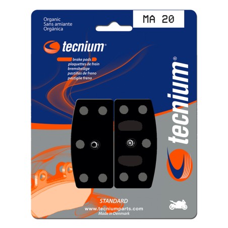 Pastillas de freno Tecnium MA20 Orgánicas - motoscamaralweb.com