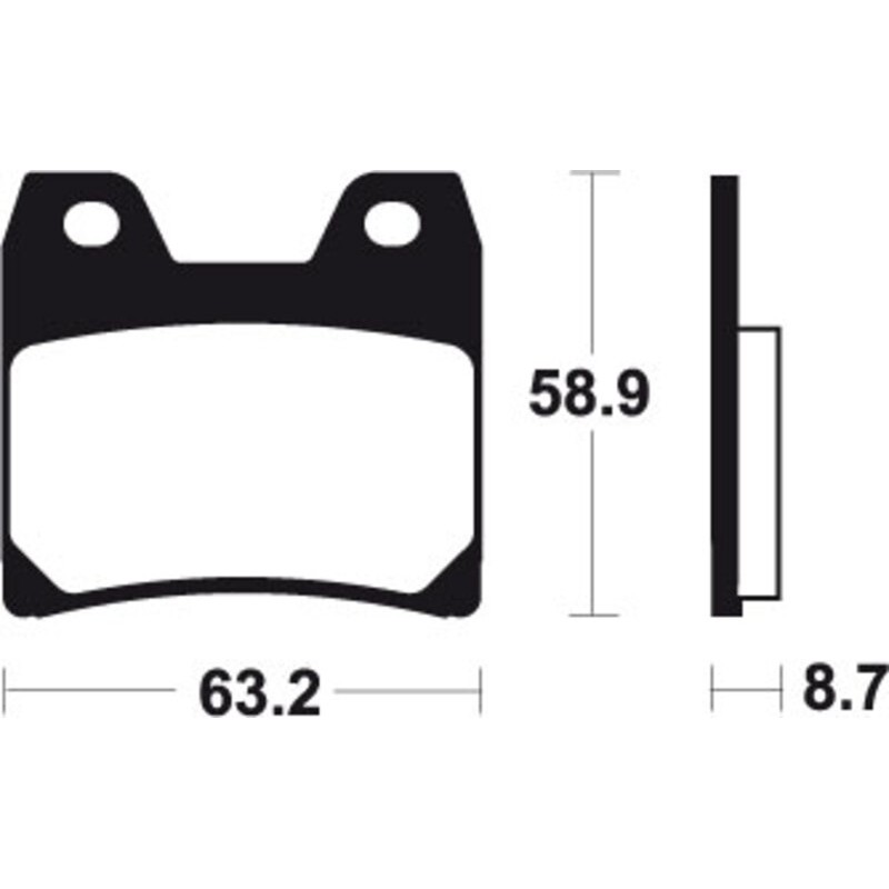 Pastillas de freno Tecnium MA270 Orgánicas - motoscamaralweb.com Pastillas de freno Tecnium MA270 Orgánicas - motoscamaralweb.com
