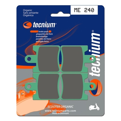 Pastillas de freno Tecnium Scooter orgánicas ME240 - motoscamaralweb.com